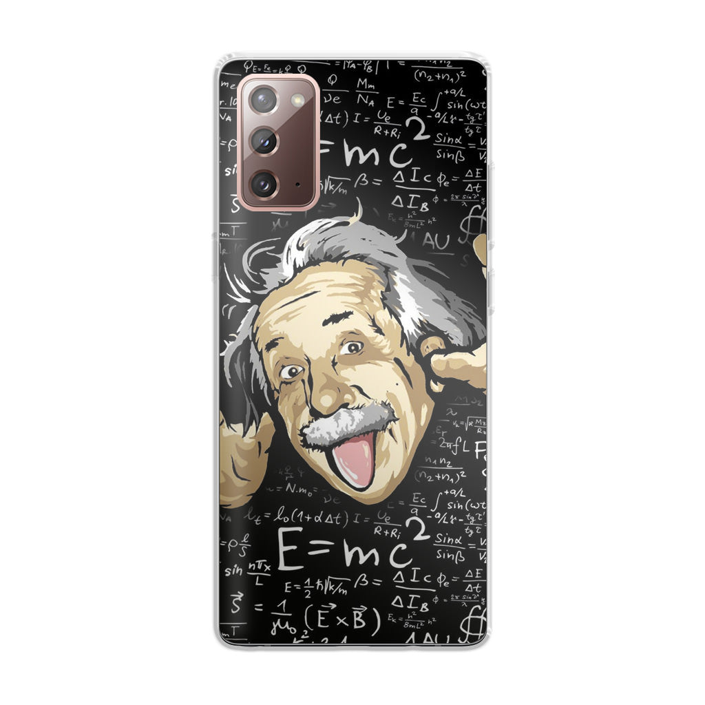 Albert Einstein's Formula Galaxy Note 20 Case