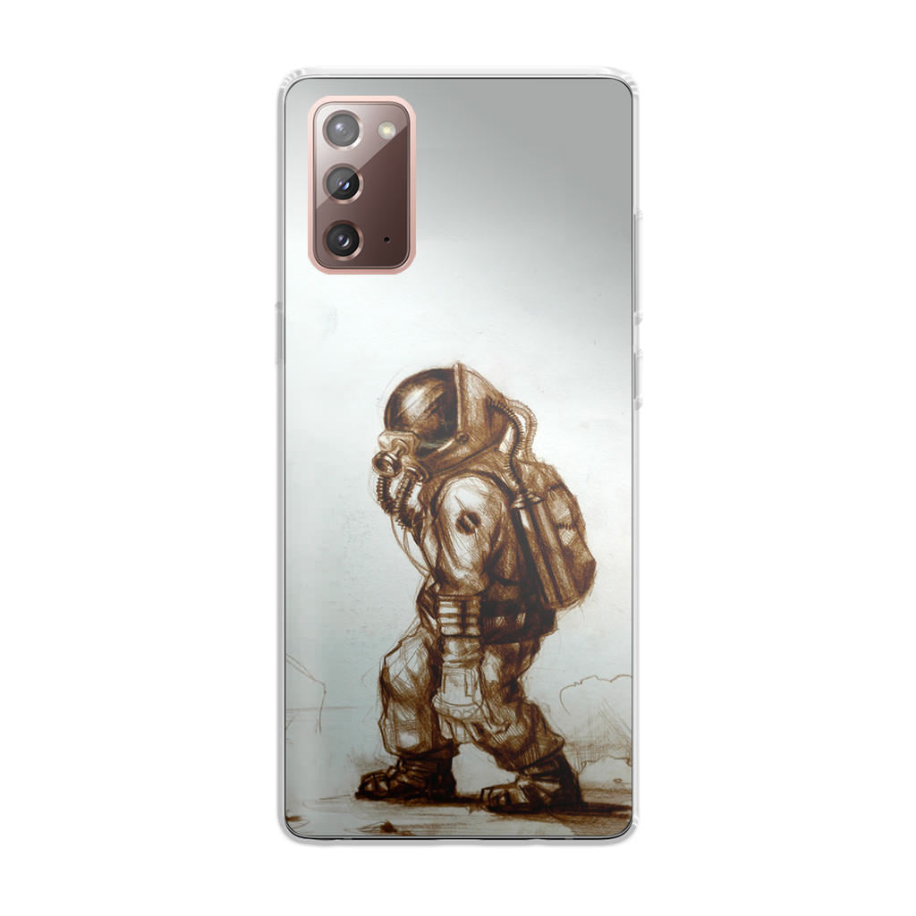 Astronaut Heavy Walk Galaxy Note 20 Case