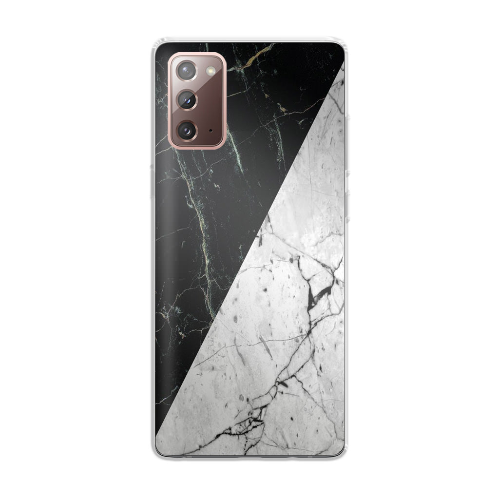 B&W Marble Galaxy Note 20 Case