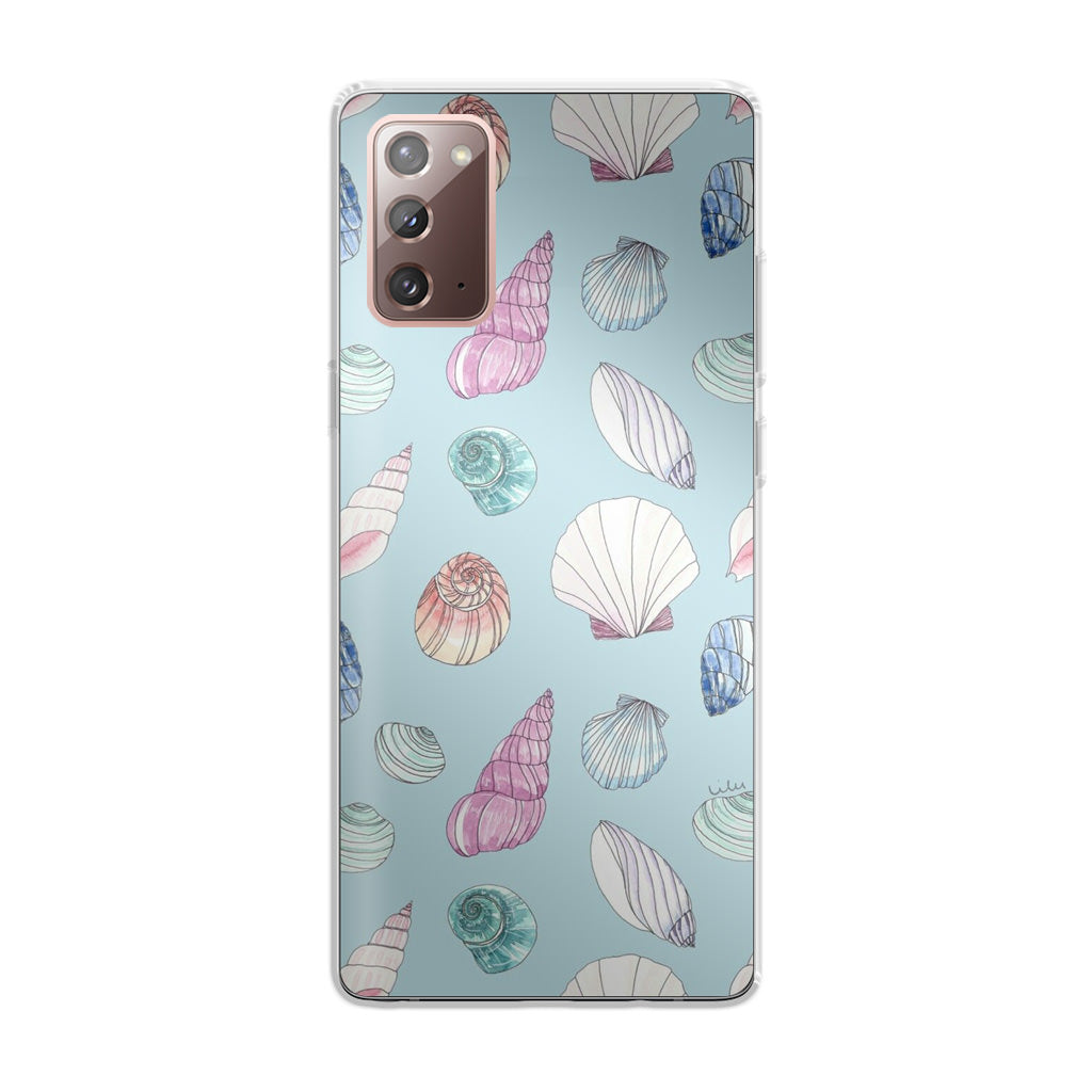 Beach Shells Pattern Galaxy Note 20 Case