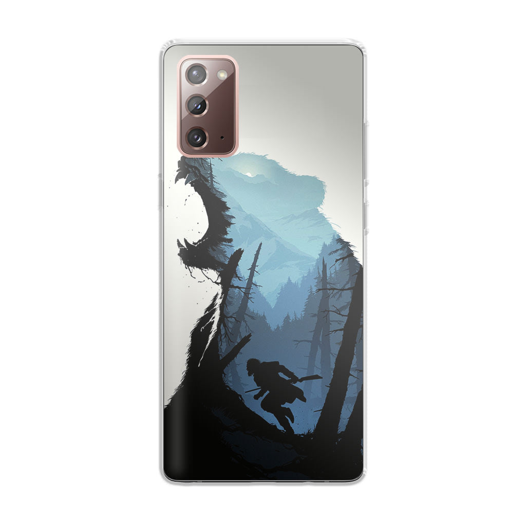 Bear Hunter Art Galaxy Note 20 Case