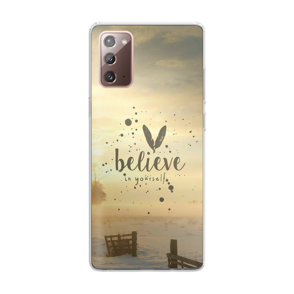 Believe in Yourself Galaxy Note 20 Case