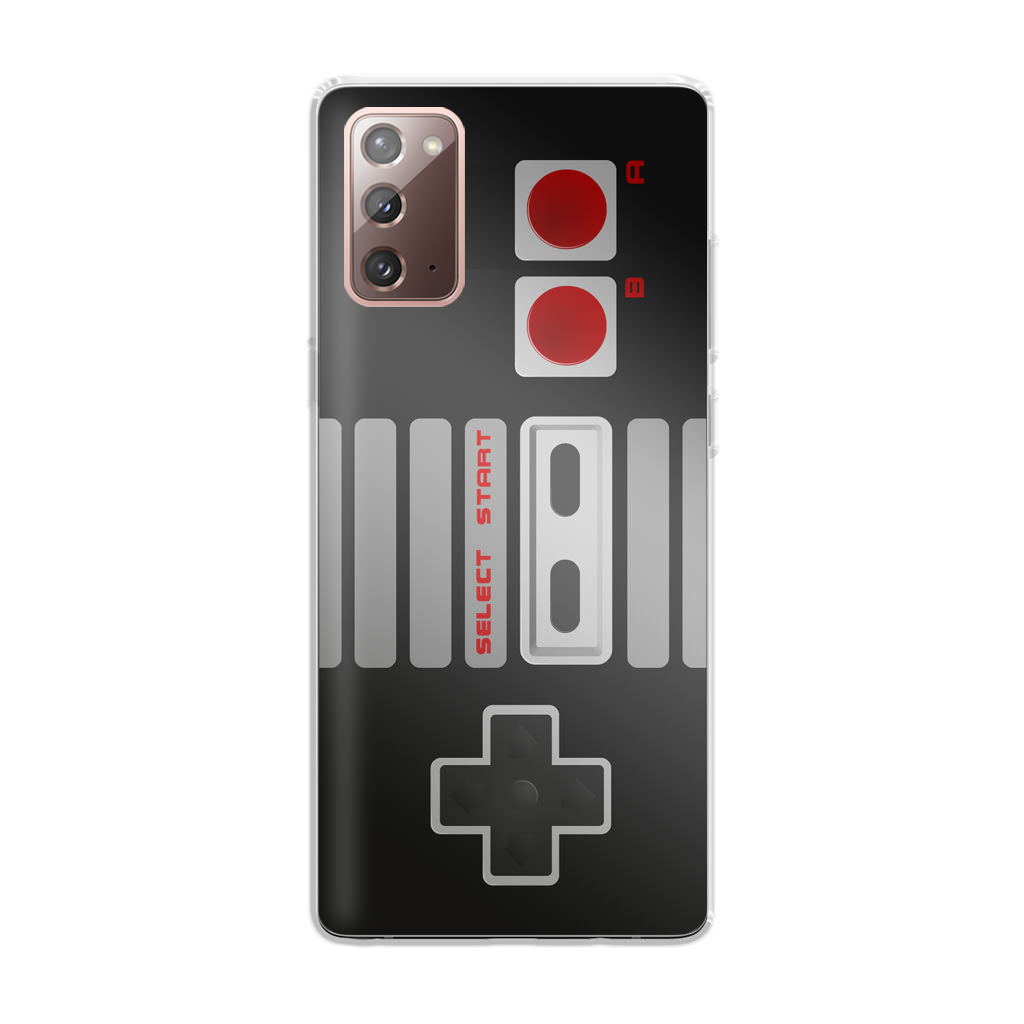 Black Console Controller Galaxy Note 20 Case