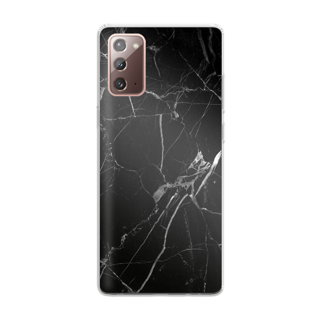 Black Marble Galaxy Note 20 Case