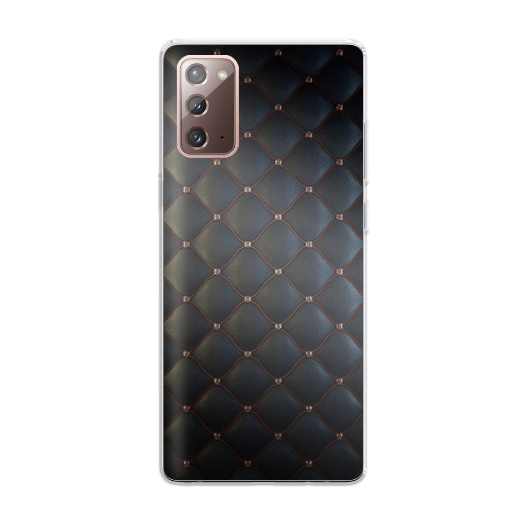 Black Royal Pattern Galaxy Note 20 Case