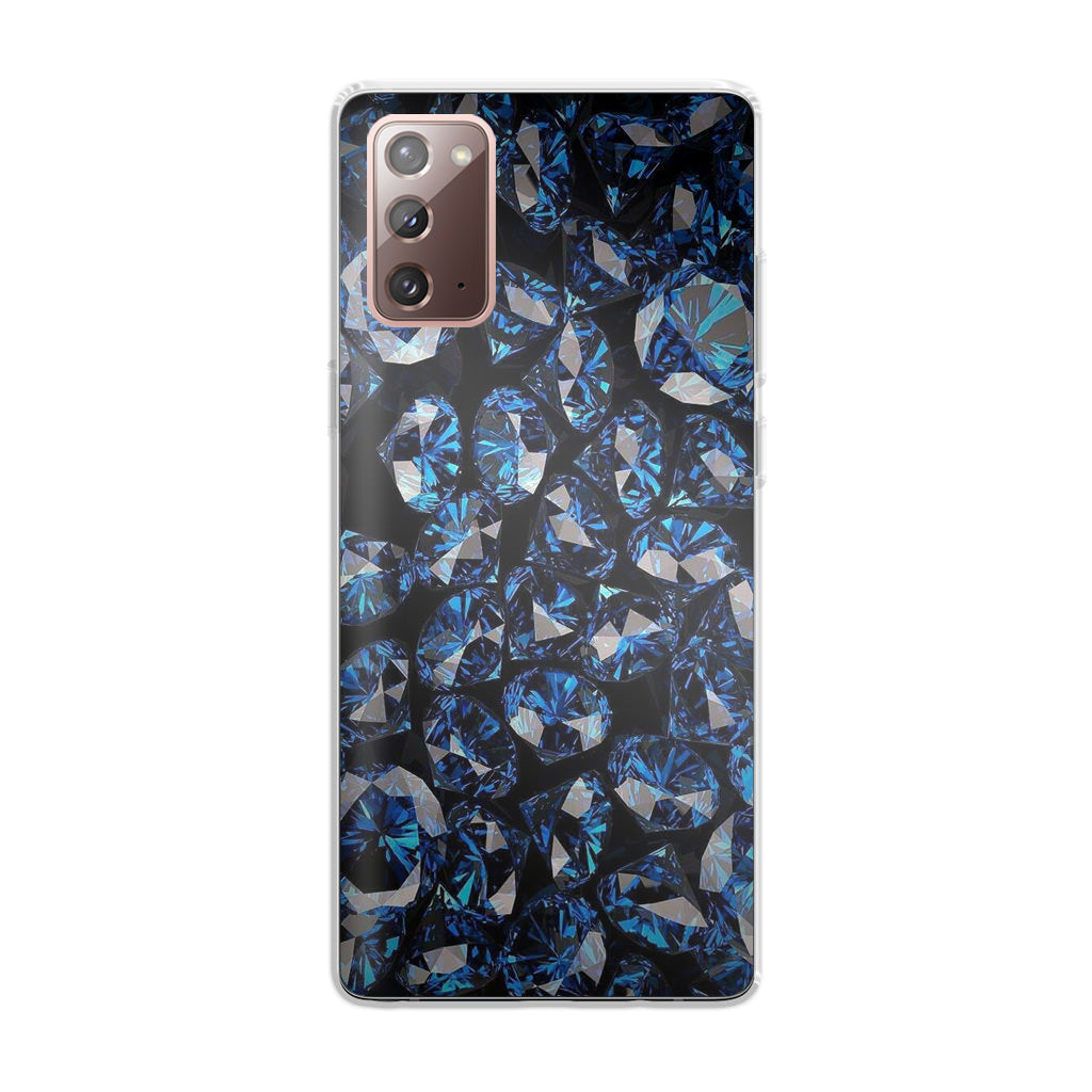 Blue Diamonds Pattern Galaxy Note 20 Case