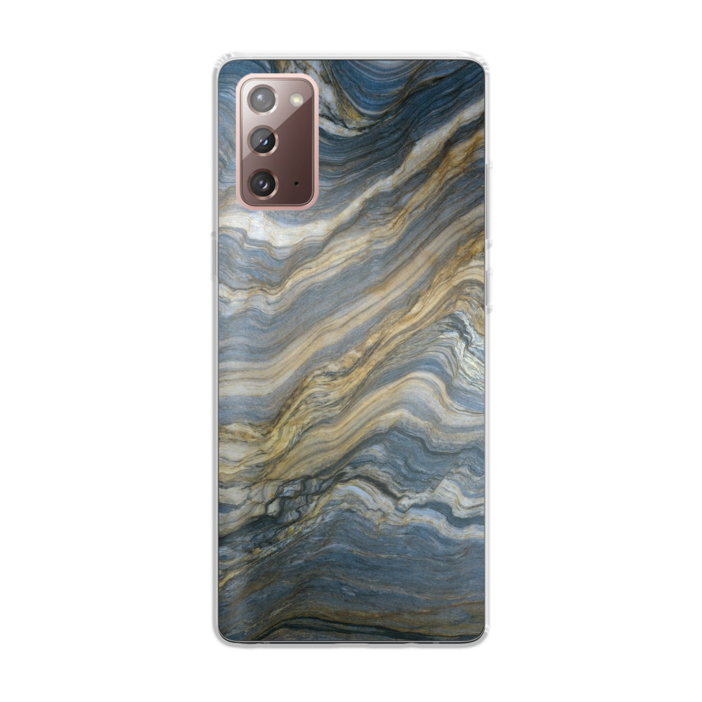 Blue Wave Marble Galaxy Note 20 Case