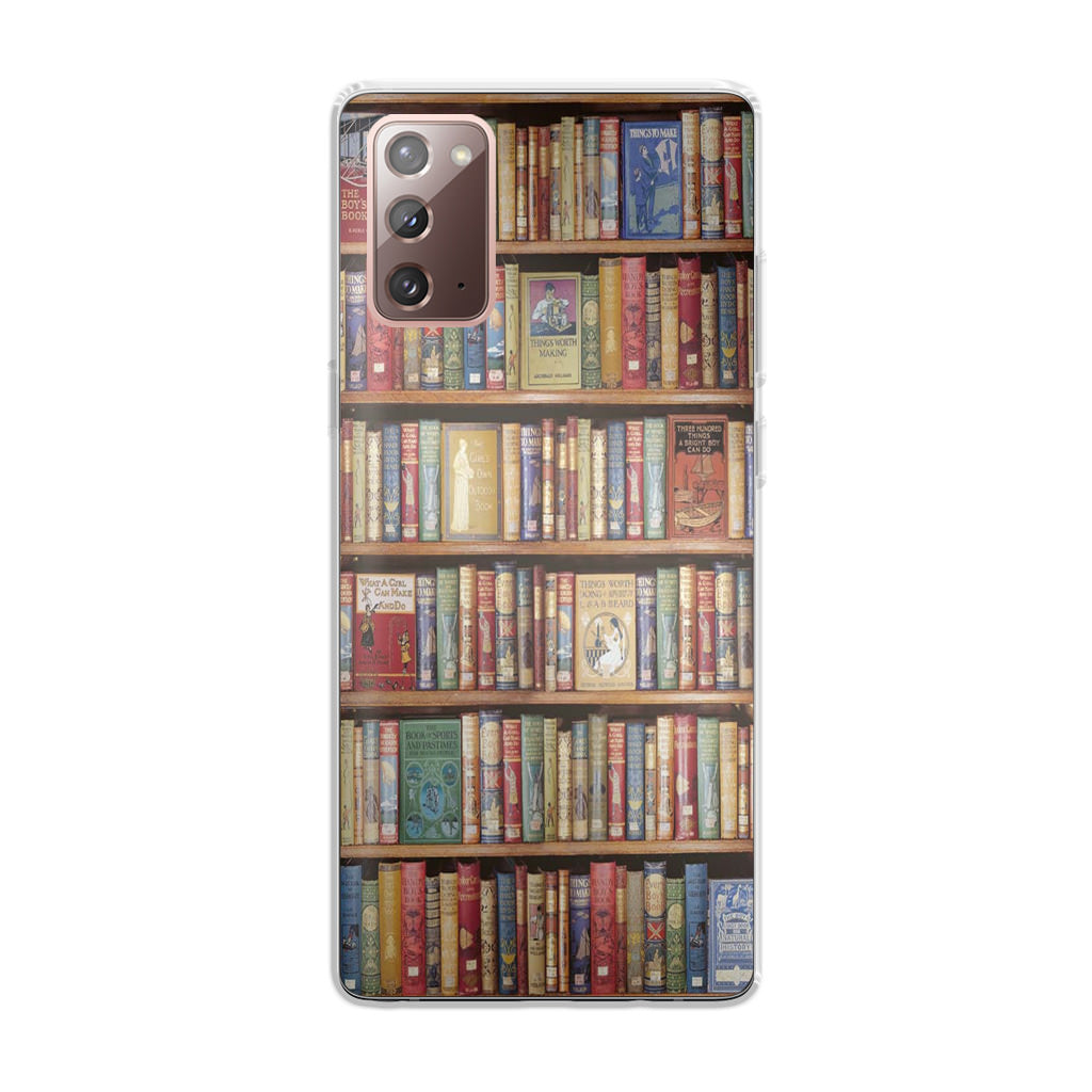 Bookshelf Library Galaxy Note 20 Case