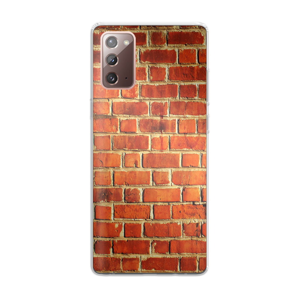 Brick Wall Pattern Galaxy Note 20 Case