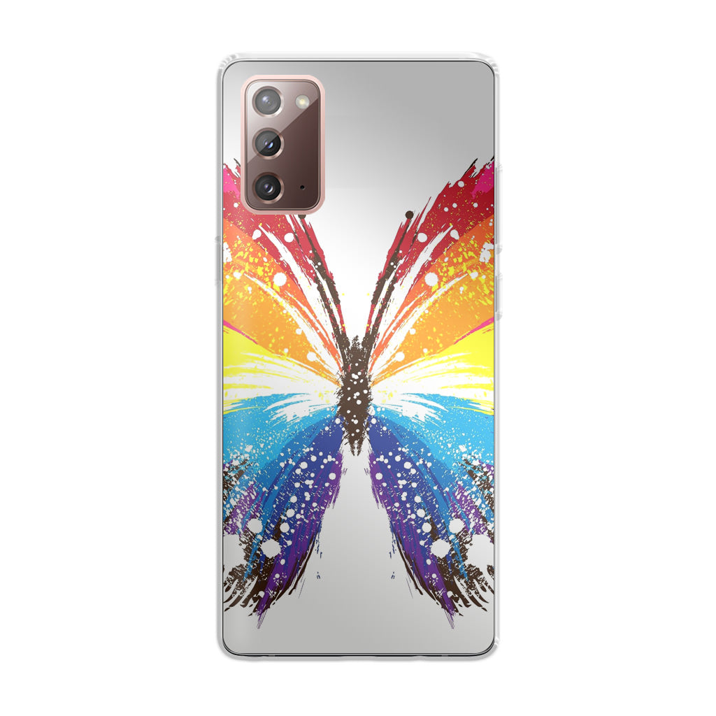 Butterfly Abstract Colorful Galaxy Note 20 Case