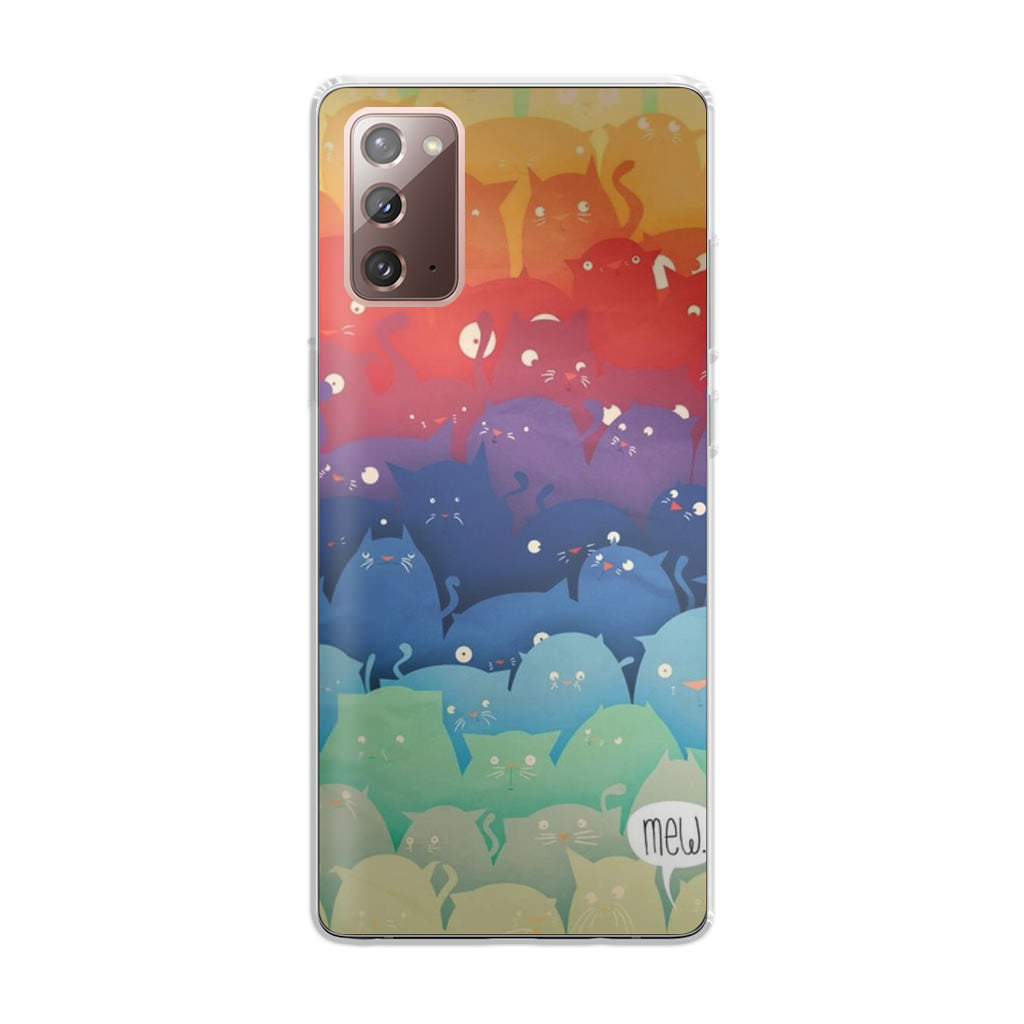 Cats Everywhere Galaxy Note 20 Case