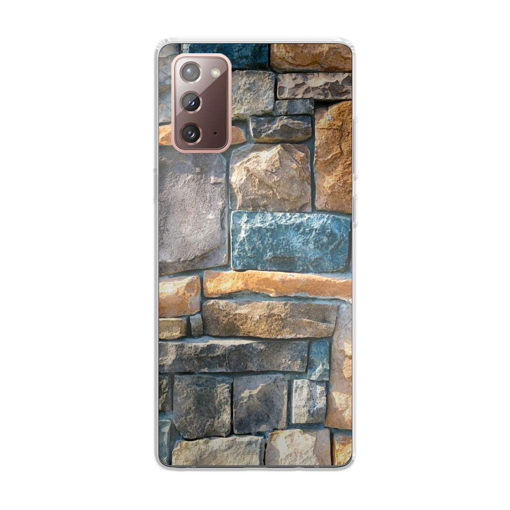 Colored Stone Piles Galaxy Note 20 Case