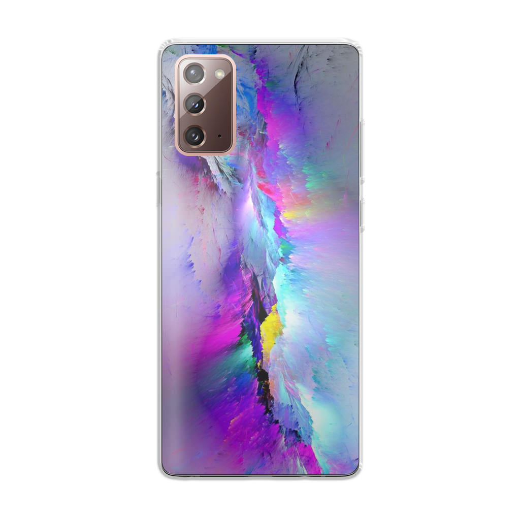 Colorful Abstract Smudges Galaxy Note 20 Case