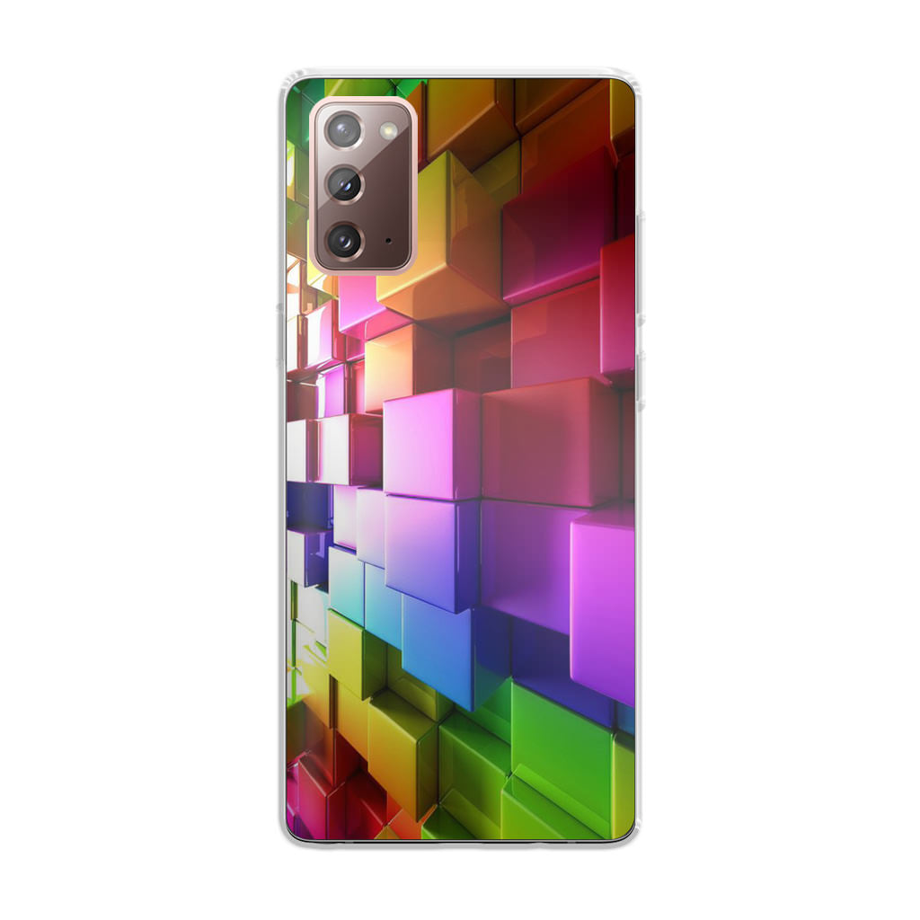 Colorful Cubes Galaxy Note 20 Case