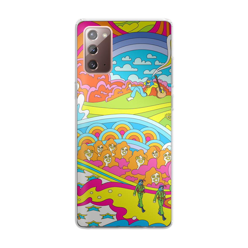 Colorful Doodle Galaxy Note 20 Case