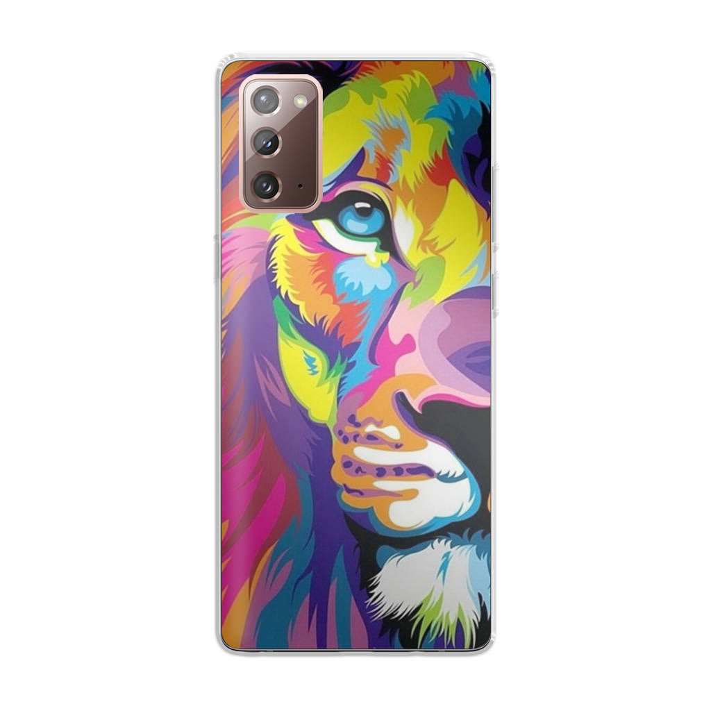 Colorful Lion Galaxy Note 20 Case