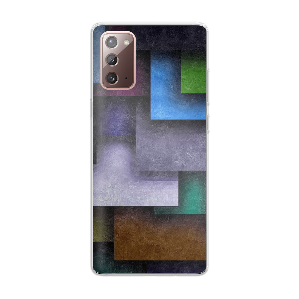 Colorful Rectangel Art Galaxy Note 20 Case