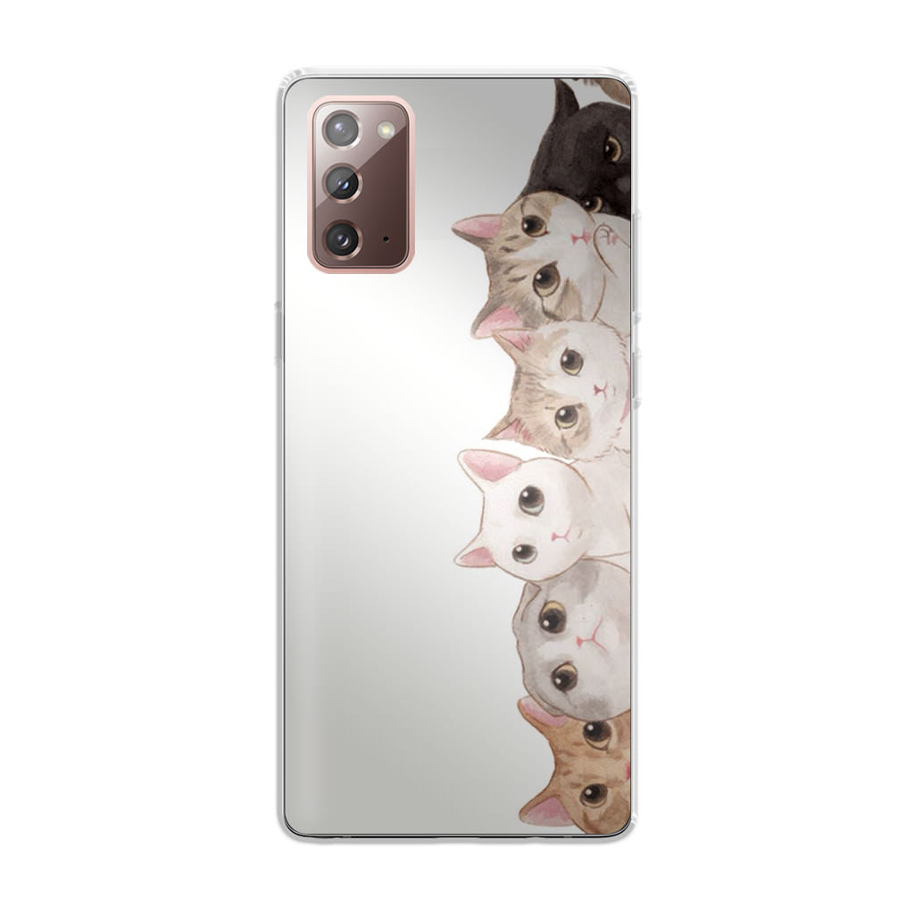 Cute Cats Vertical Galaxy Note 20 Case