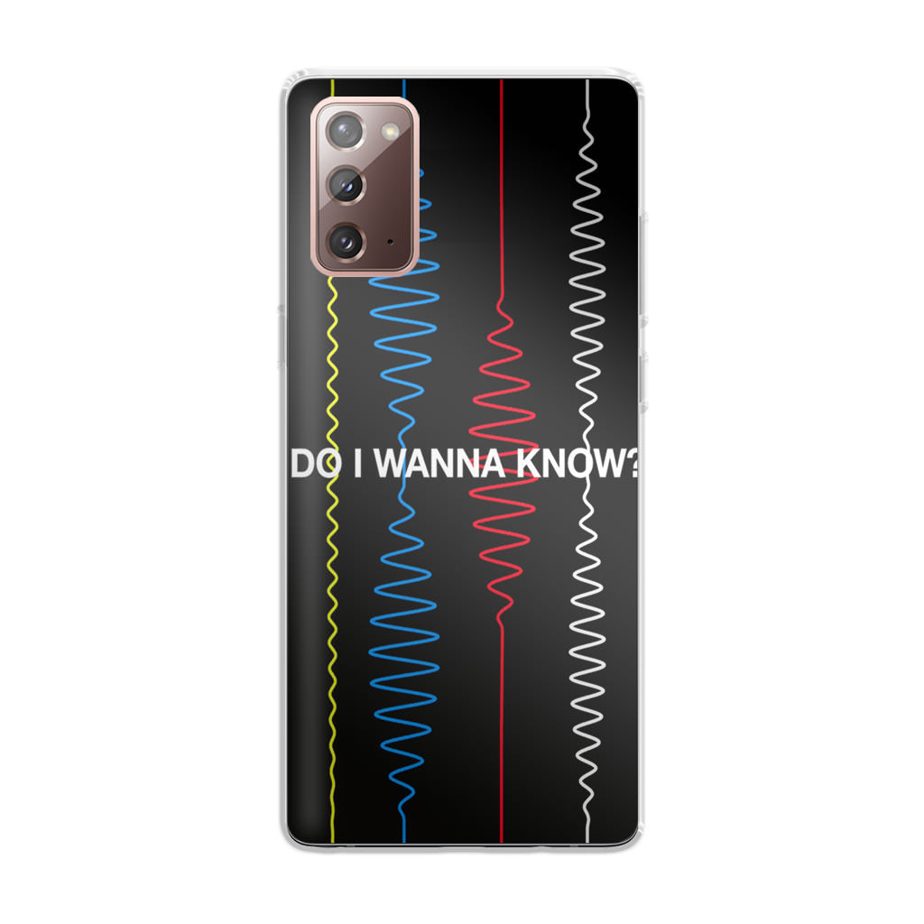 Do I Wanna Know Four Strings Galaxy Note 20 Case