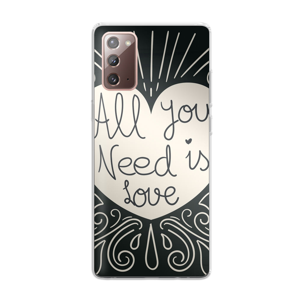 Drawn Love Galaxy Note 20 Case