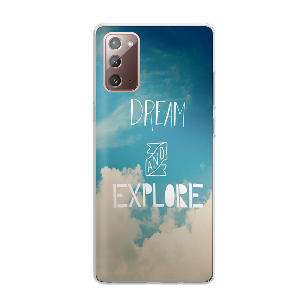 Dream and Explore Galaxy Note 20 Case