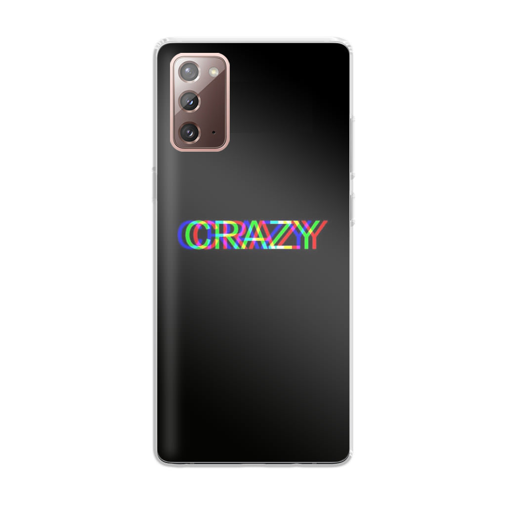 Glitch Crazy Galaxy Note 20 Case