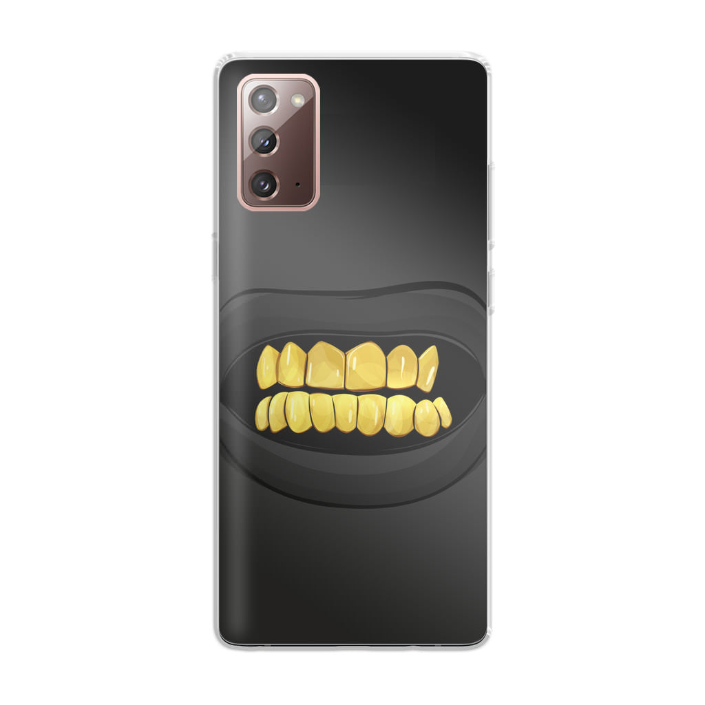 Gold Grillz Galaxy Note 20 Case