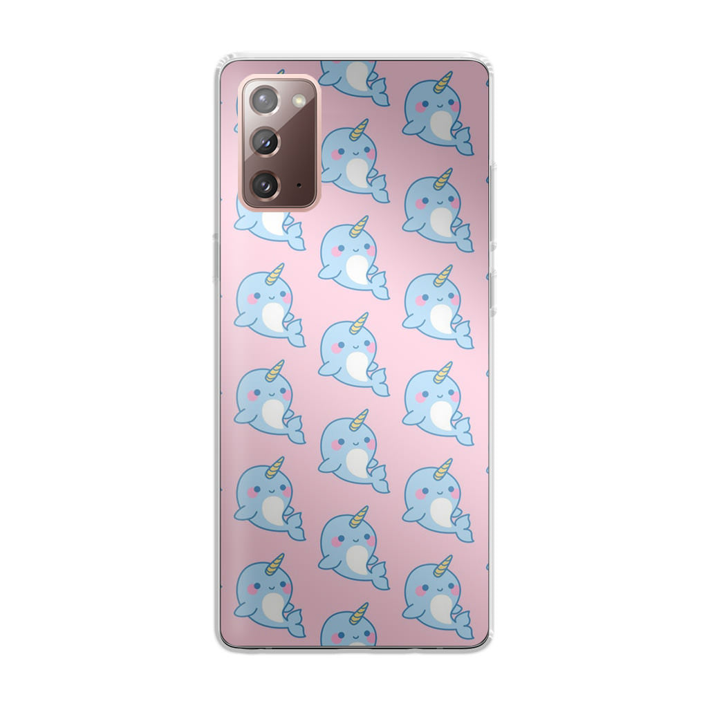 Horned Whales Pattern Galaxy Note 20 Case