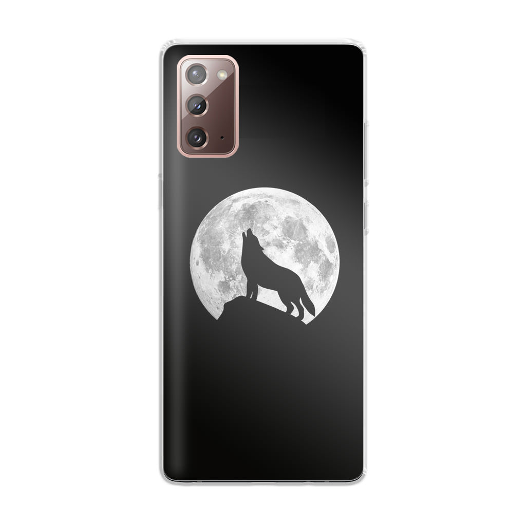 Howling Night Wolves Galaxy Note 20 Case