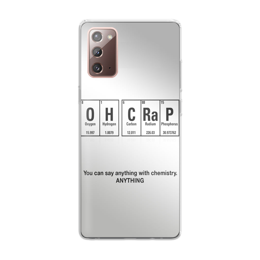 Humor Funny with Chemistry Galaxy Note 20 Case