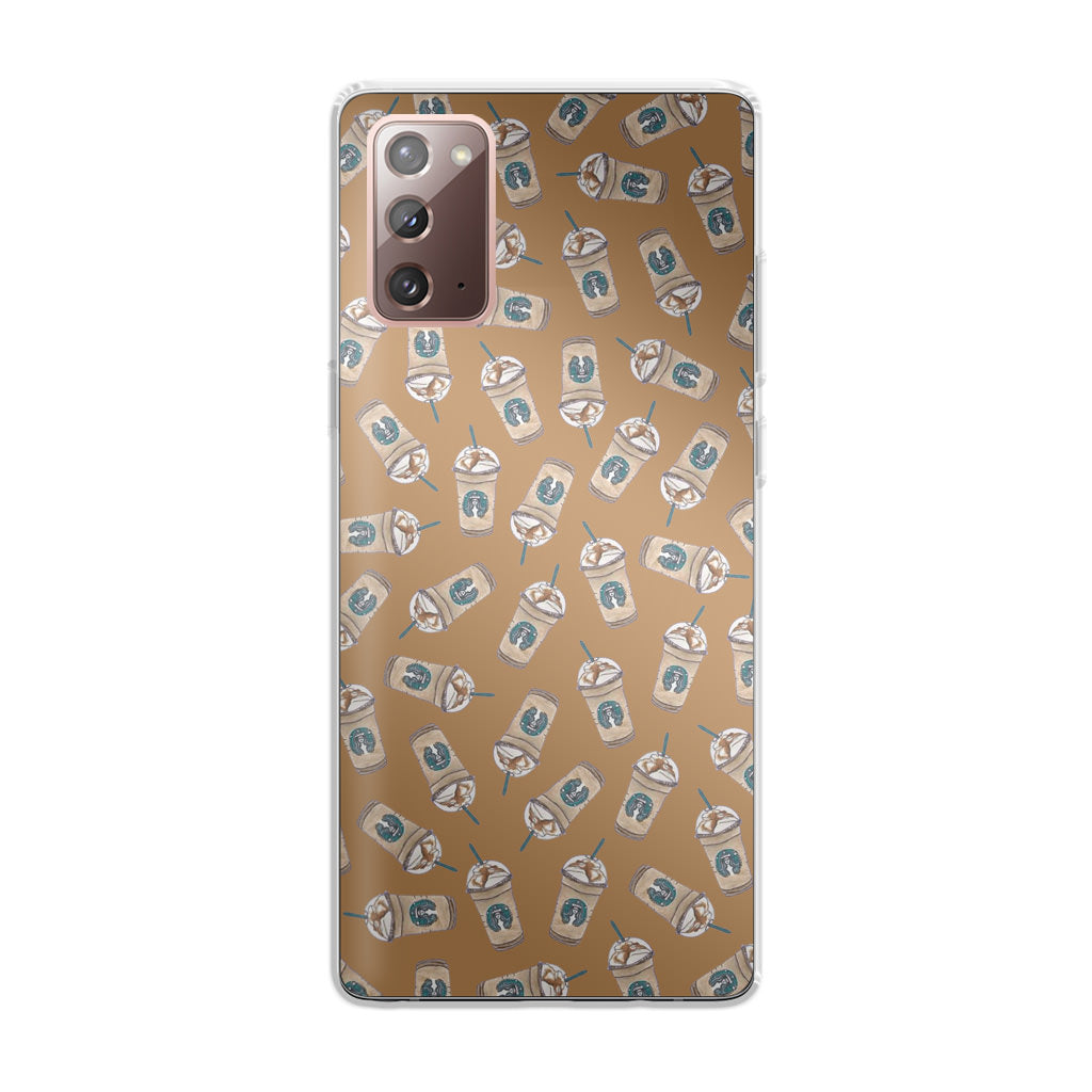 Iced Cappuccinos Lover Pattern Galaxy Note 20 Case