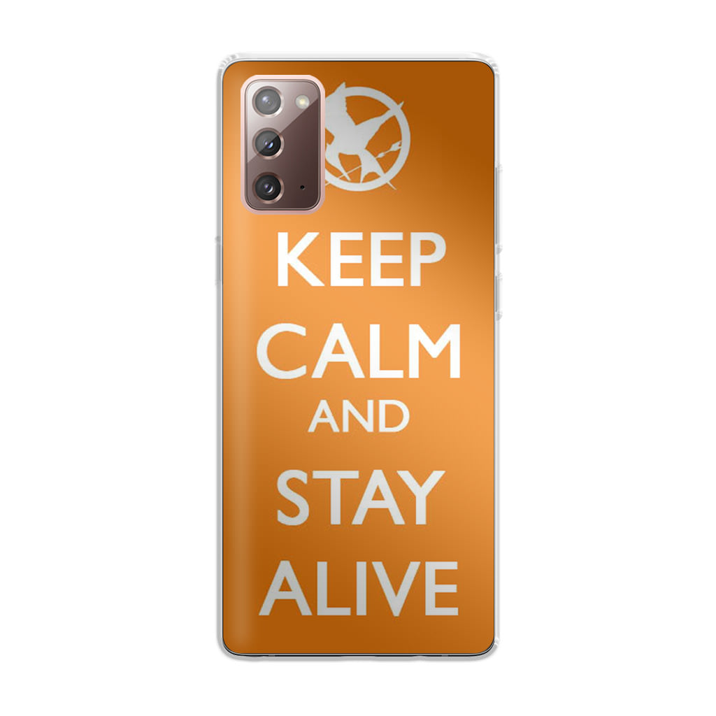 Keep Calm and Stay Alive Galaxy Note 20 Case