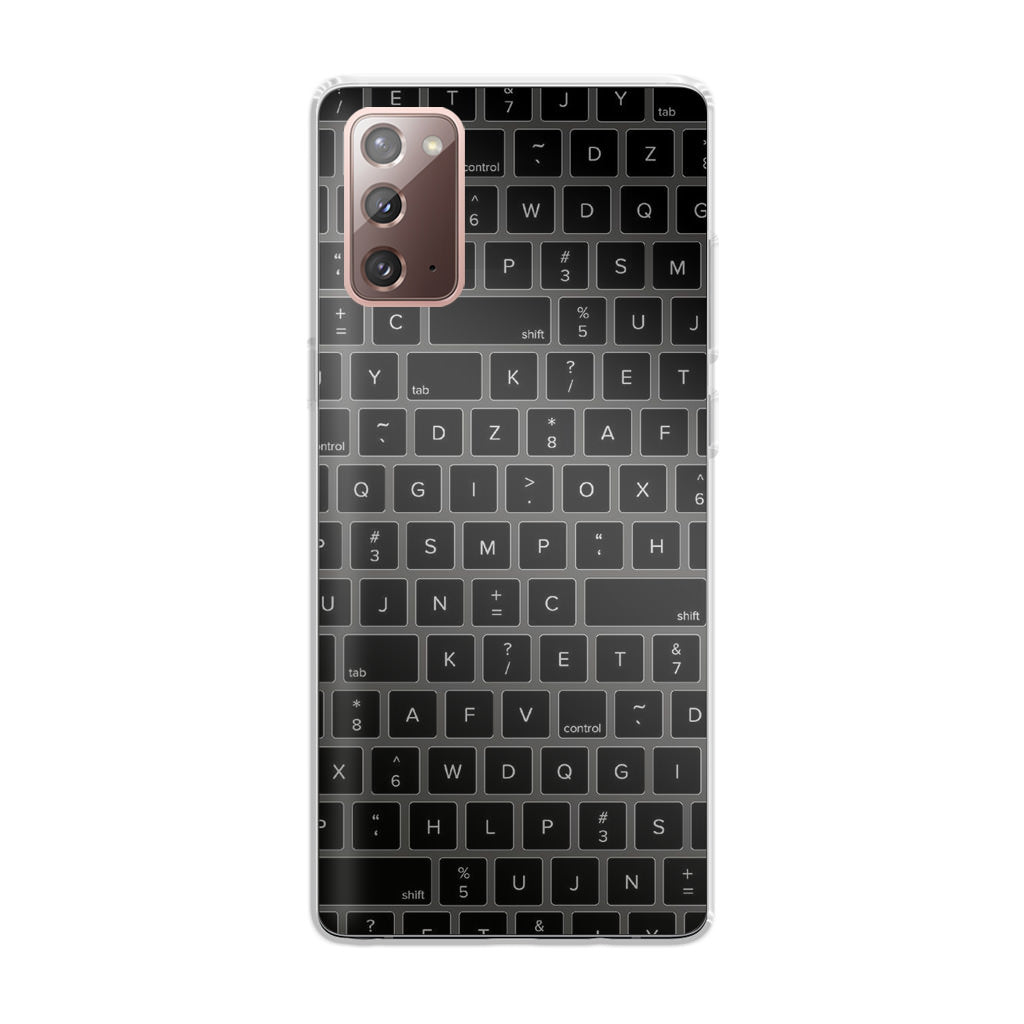 Keyboard Button Galaxy Note 20 Case