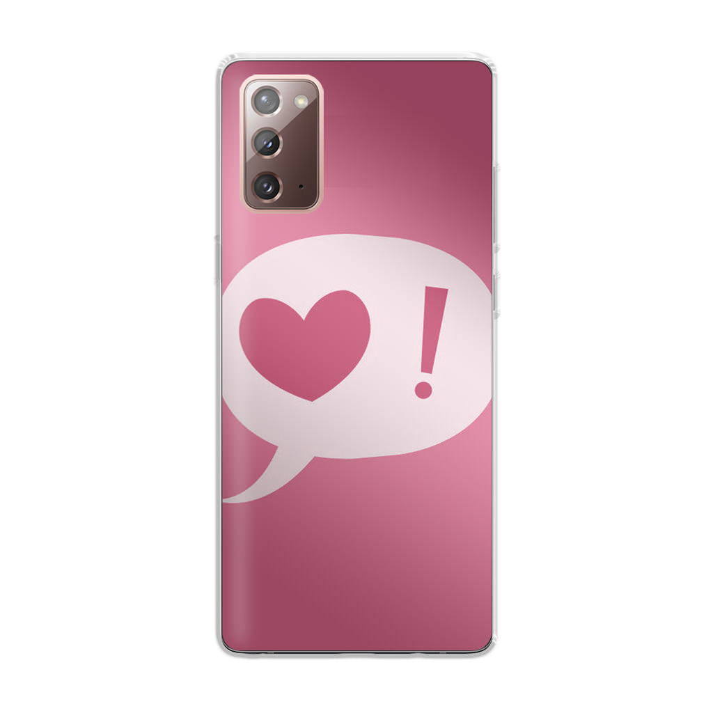 Love Pink Galaxy Note 20 Case