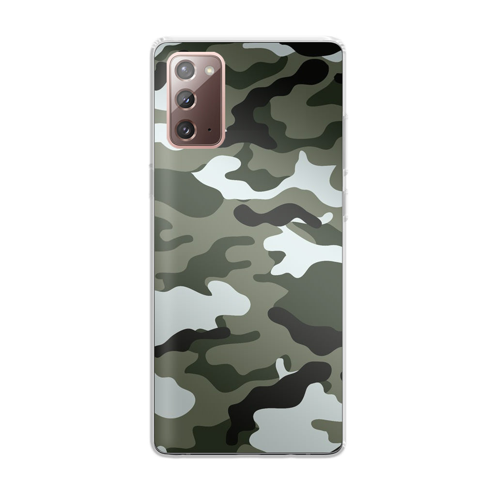 Military Green Camo Galaxy Note 20 Case