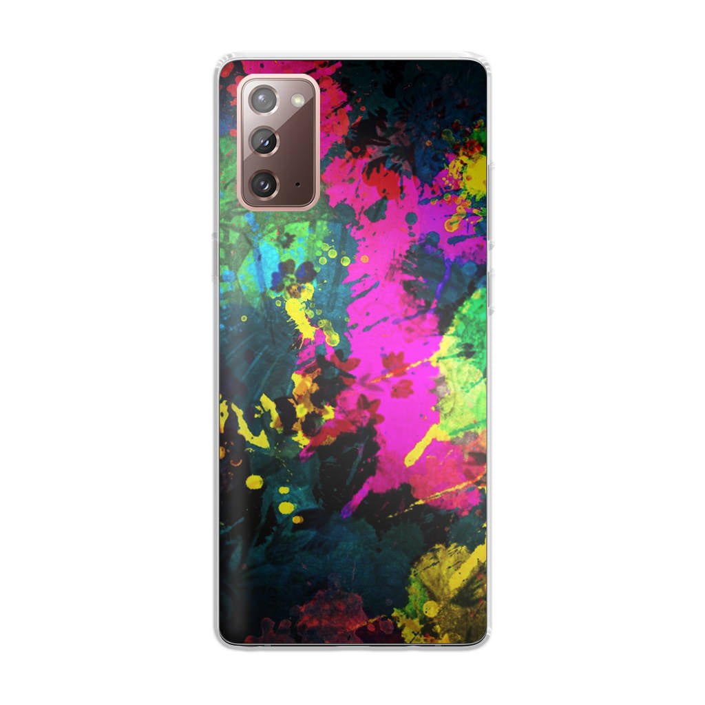 Mixture Colorful Paint Galaxy Note 20 Case