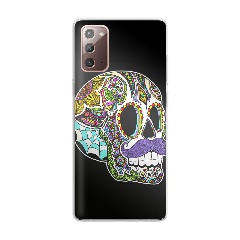 Mustache Sugar Skull Galaxy Note 20 Case