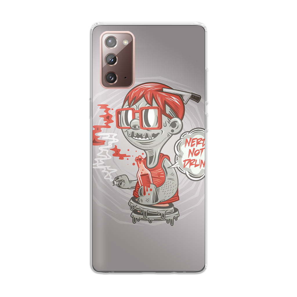 Nerd Not Drunk Zombie Galaxy Note 20 Case