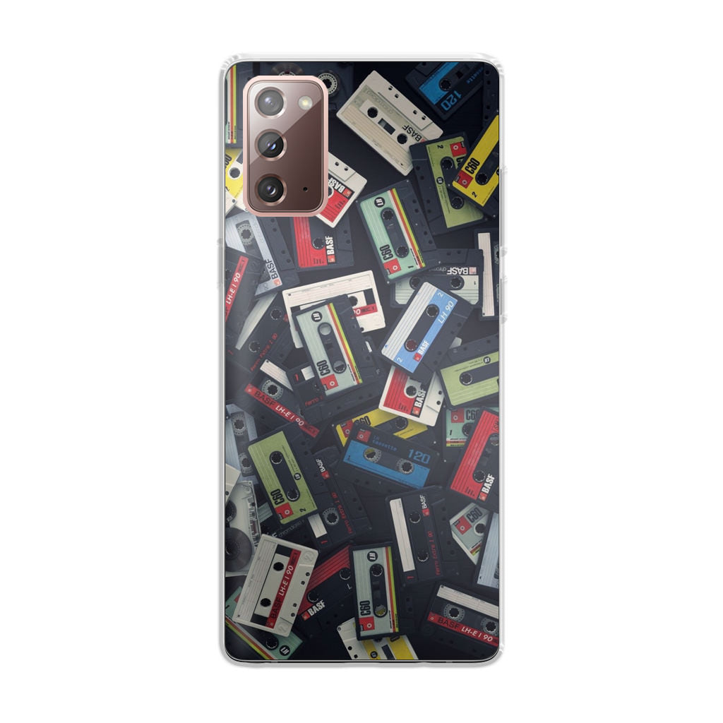 Old Vintage Cassettes Galaxy Note 20 Case