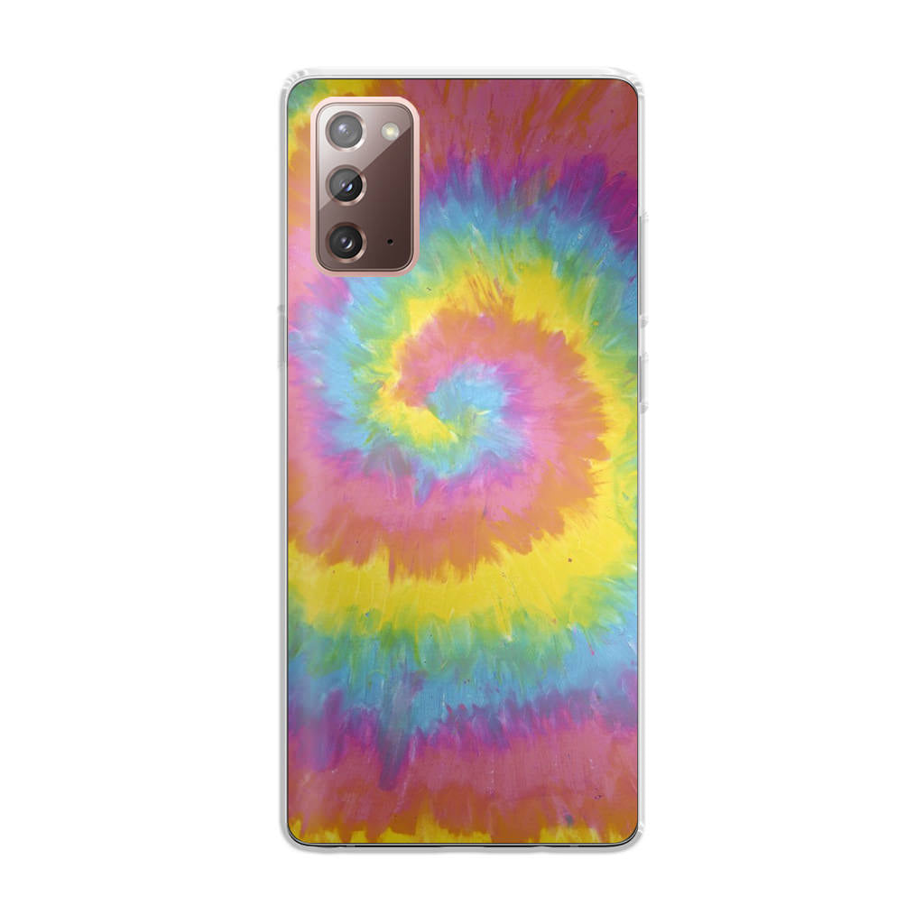 Pastel Rainbow Tie Dye Galaxy Note 20 Case