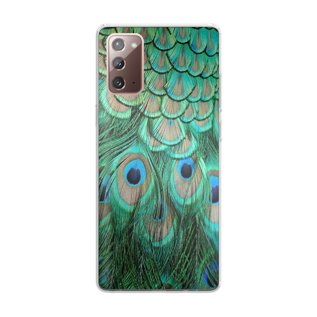 Peacock Feather Galaxy Note 20 Case