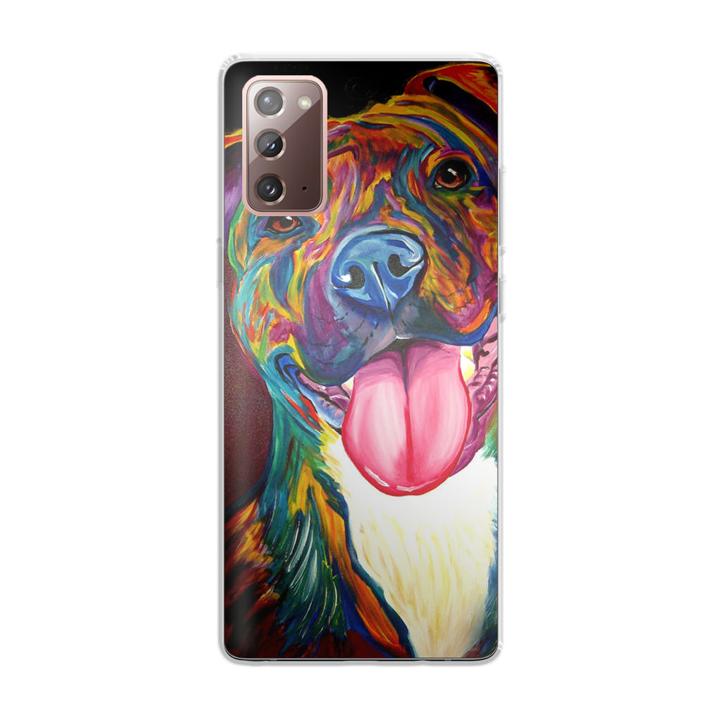 Pitbull Painting Art Galaxy Note 20 Case