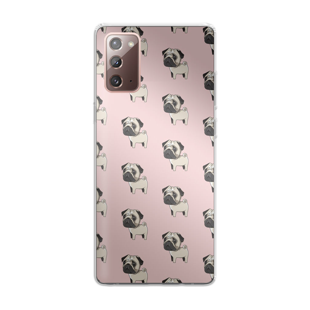 Pugs Pattern Galaxy Note 20 Case