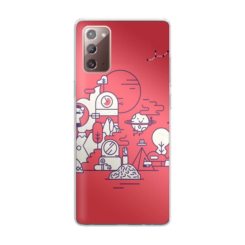 Red Planet Galaxy Note 20 Case