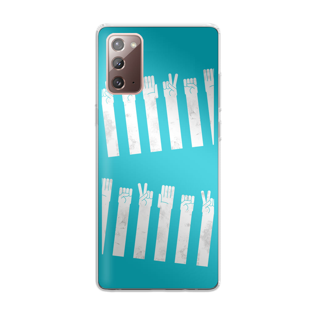 Rock Paper Scissors Zebra Crossing Galaxy Note 20 Case