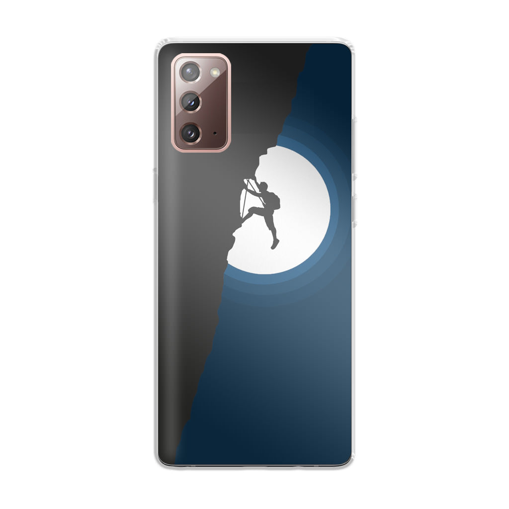 Silhouette of Climbers Galaxy Note 20 Case