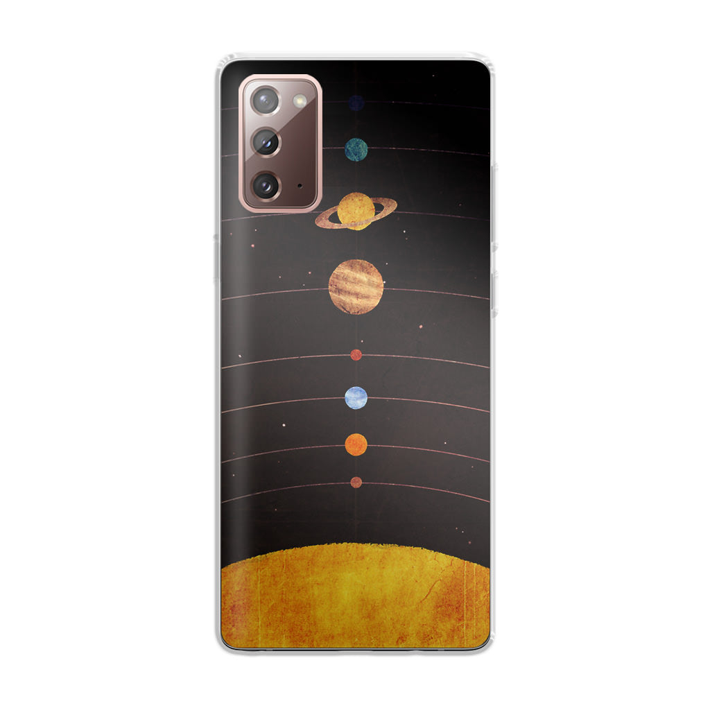 Solar System Galaxy Note 20 Case