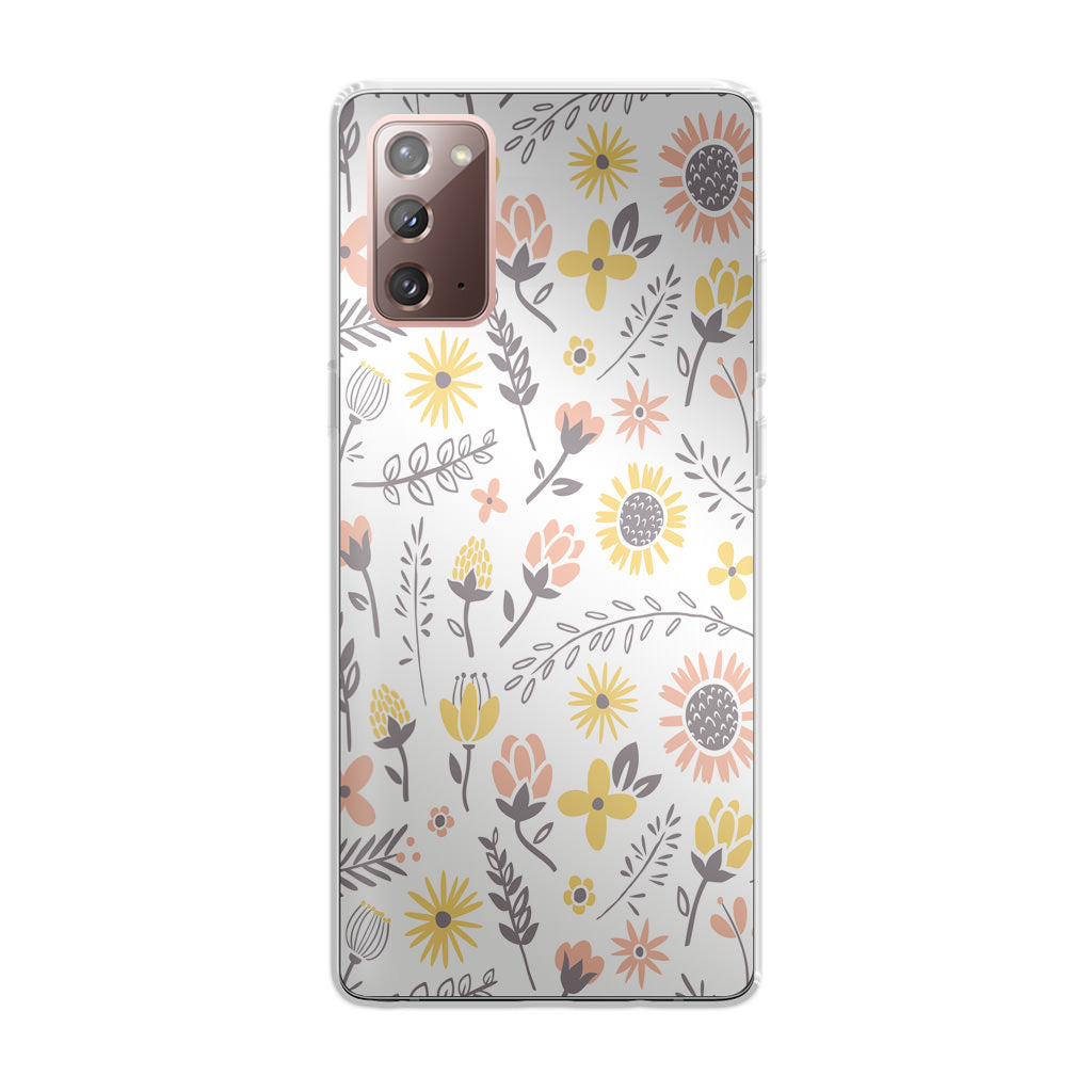 Spring Things Pattern Galaxy Note 20 Case