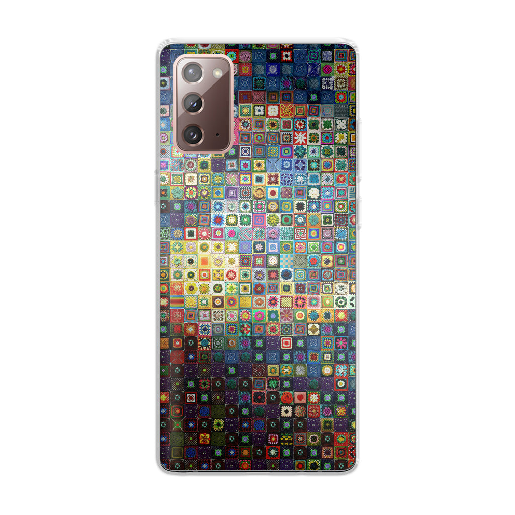 Starry Night Tiles Galaxy Note 20 Case