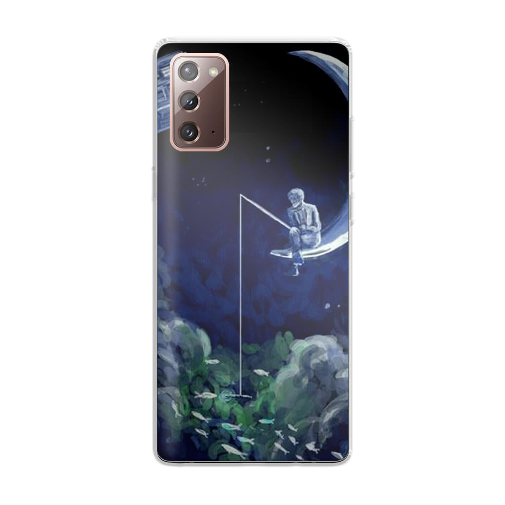 Tardis Walking To The Moon Galaxy Note 20 Case